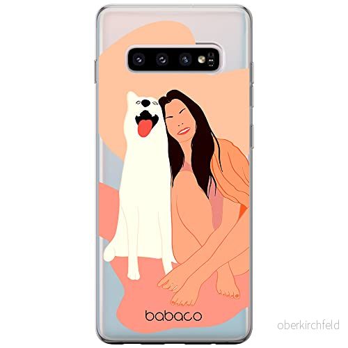 ERT GROUP mobiltelefonfodral för Samsung S10 originalt och officiellt licensierat Babaco mönster Dogs 005 optimalt anpassad till formen på mobiltelefonen, gedeeltelijk transparant 5905131027474