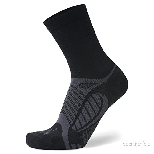 Balega Ultralight Lightweight Performance Crew Athletic Running Socks for Men and Women (1 Pair), Black, Small 96506074768