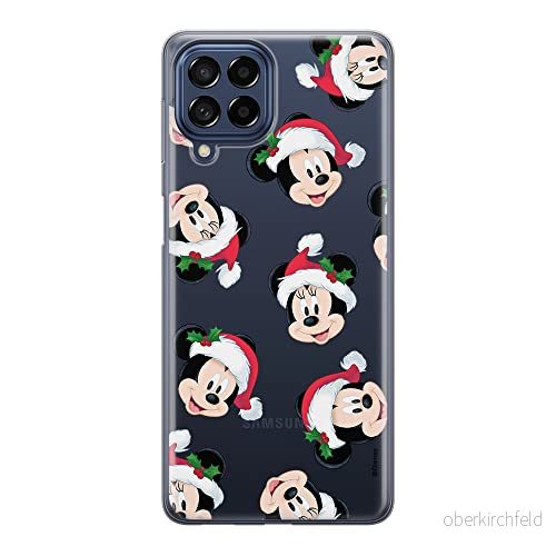 ERT GROUP mobiltelefonfodral för Samsung M53 5G originalt och officiellt licensierat Disney mönster Mickey & Minnie 016 optimalt anpassad till formen på mobiltelefonen, gedeeltelijk transparant 5905511378547