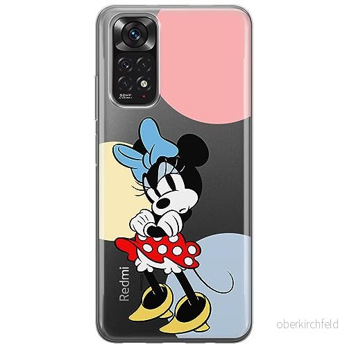 ERT GROUP mobiltelefonfodral för Xiaomi REDMI NOTE 11 4G/ 11S 4G originalt och officiellt licensierat Disney mönster Minnie 078 anpassad till formen på mobiltelefonen, gedeeltelijk transparant 5905795029913
