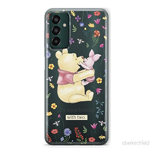 ERT GROUP mobiltelefonfodral för Samsung M13 4G originalt och officiellt licensierat Disney mönster Winnie the Pooh and Friends 030 anpassad till formen på mobiltelefonen, gedeeltelijk transparant 5905511328719