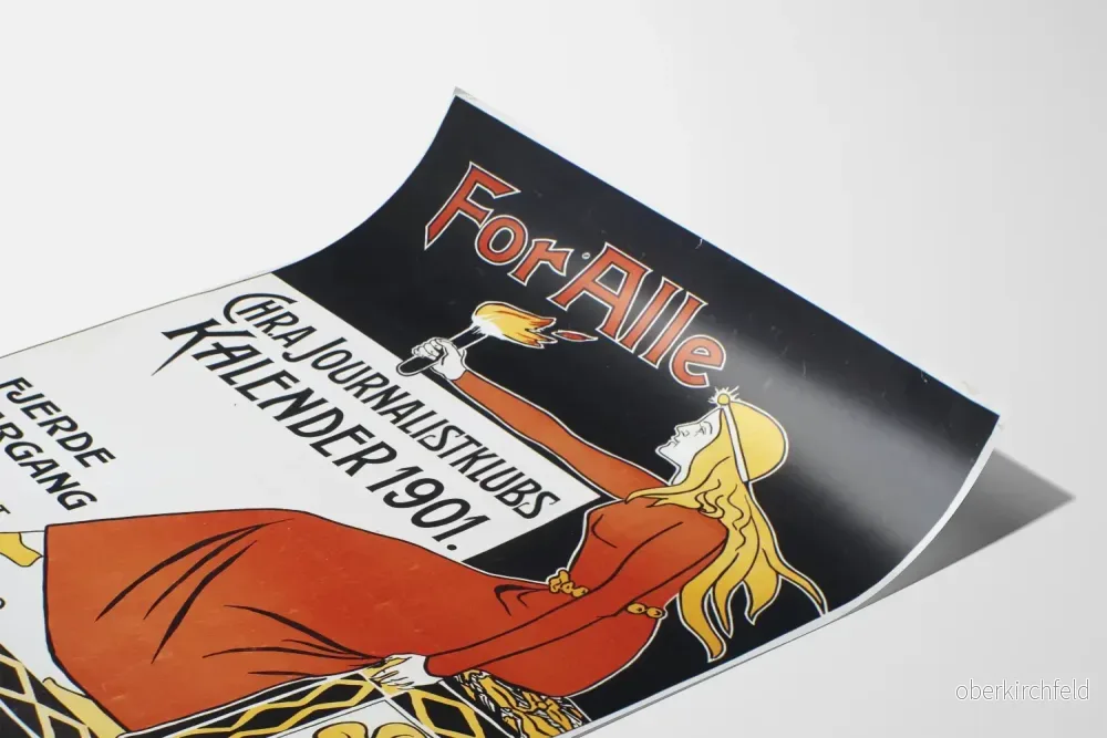 Vintageposter för Alla Kalender 1901 - Historisk Väggdekoration - Bild 3