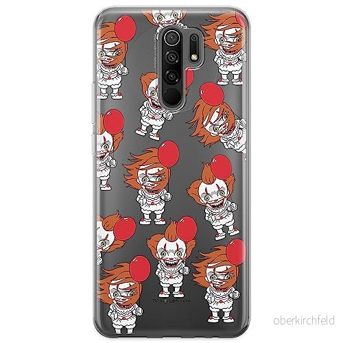 ERT GROUP mobiltelefonfodral för Xiaomi REDMI 9 originalt och officiellt licensierat Horror mönster It 007 optimalt anpassad till formen på mobiltelefonen, gedeeltelijk transparant 5905131960610