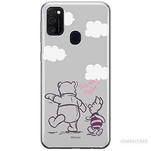 ERT GROUP mobiltelefonfodral för Samsung M21 originalt och officiellt licensierat Disney mönster Winnie the Pooh and friends 006 anpassad till formen på mobiltelefonen, fodral tillverkad av TPU plast 5903537833576