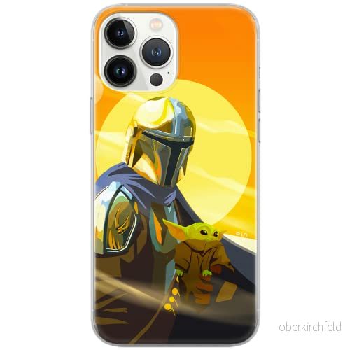 ERT GROUP mobiltelefonfodral för Huawei P30 Lite originalt och officiellt licensierat Star Wars mönster Baby Yoda 020 Vit anpassad till formen på mobiltelefonen, fodral tillverkad av TPU plast 5904805069222