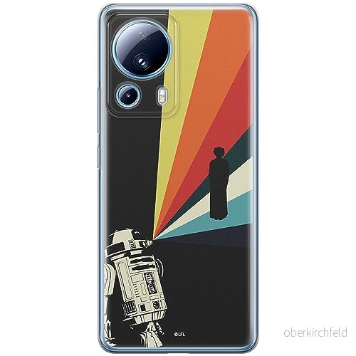 ERT GROUP mobiltelefonfodral för Xiaomi 13 LITE/CIVI 2 originalt och officiellt licensierat Star Wars mönster R2D2 003 optimalt anpassad till formen på mobiltelefonen, fodral tillverkad av TPU plast 5905511921804