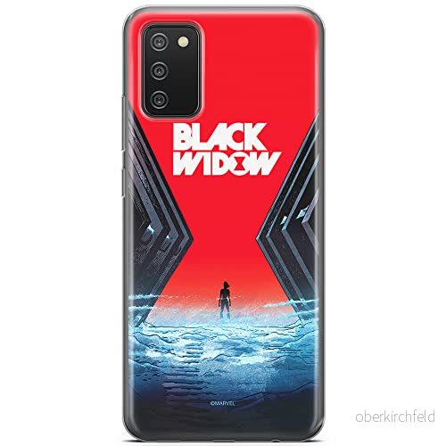 ERT GROUP mobiltelefonfodral för Samsung A02S originalt och officiellt licensierat Marvel mönster Black Widow 001 optimalt anpassad till formen på mobiltelefonen, fodral tillverkad av TPU plast 5903040238653