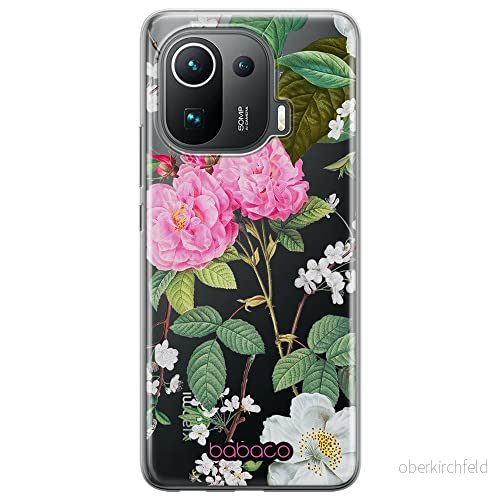 ERT GROUP mobiltelefonfodral för Xiaomi MI 11 PRO originalt och officiellt licensierat Babaco mönster Flowers 037 optimalt anpassad till formen på mobiltelefonen, gedeeltelijk transparant 5905131299710