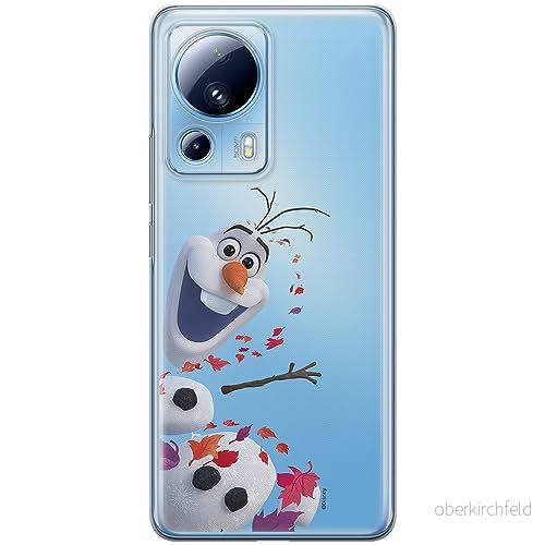 ERT GROUP mobiltelefonfodral för Xiaomi 13 LITE/CIVI 2 originalt och officiellt licensierat Disney mönster Olaf 003 optimalt anpassad till formen på mobiltelefonen, gedeeltelijk transparant 5905511917760