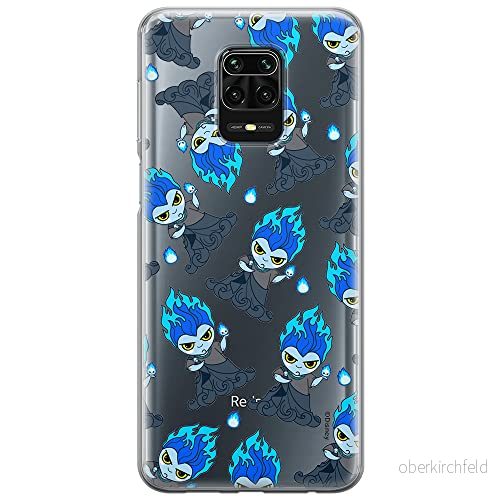 ERT GROUP mobiltelefonfodral för Xiaomi REDMI NOTE 9 PRO/ 9S originalt och officiellt licensierat Disney mönster Hades 002 optimalt anpassad till formen på mobiltelefonen, gedeeltelijk transparant 5905131420046