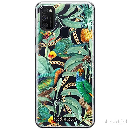 ERT GROUP mobiltelefonfodral för Samsung M21 / M30S originalt och officiellt licensierat Babaco mönster Flowers 058 optimalt anpassad till formen på mobiltelefonen, gedeeltelijk transparant 5905131370839