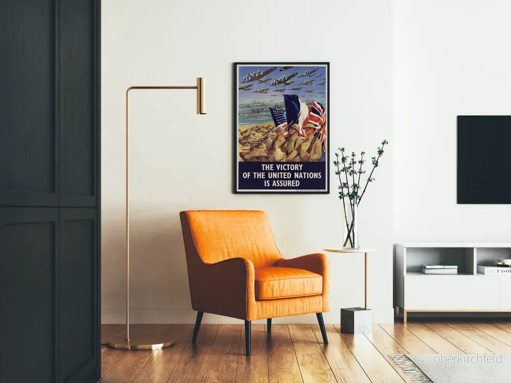 Vintage militär poster 'De Förenta Nationernas seger är säkerställd' - Bild 2