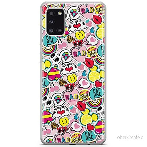 ERT GROUP mobiltelefonfodral för Samsung A31 originalt och officiellt licensierat Disney mönster Mickey & Minnie 014 optimalt anpassad till formen på mobiltelefonen, fodral tillverkad av TPU plast 5903040213339