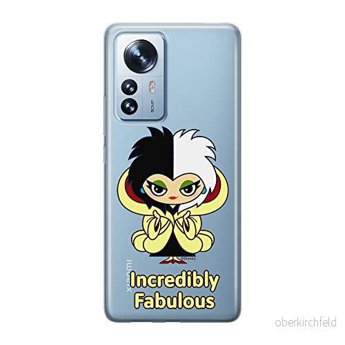 ERT GROUP mobiltelefonfodral för Xiaomi 12 PRO originalt och officiellt licensierat Disney mönster Cruella 006 optimalt anpassad till formen på mobiltelefonen, gedeeltelijk transparant 5905511515102
