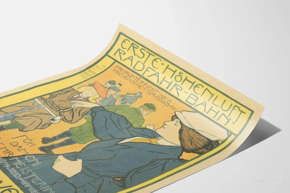 Vintage cyklistutbildningsposter för kvinnor - Bild 3