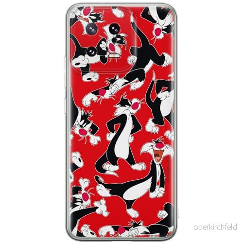 ERT GROUP mobiltelefonfodral för Xiaomi 13 originalt och officiellt licensierat Looney Tunes mönster Sylvester 006 optimalt anpassad till formen på mobiltelefonen, fodral tillverkad av TPU plast 5905511908553