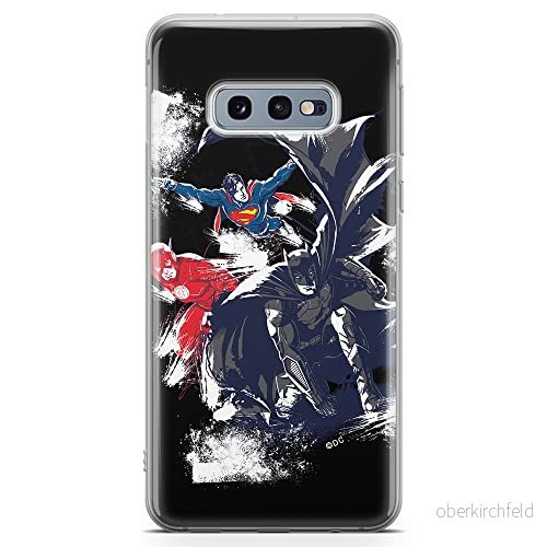 ERT GROUP mobiltelefonfodral för Samsung S10e originalt och officiellt licensierat DC mönster Justice League 002 optimalt anpassad till formen på mobiltelefonen, fodral tillverkad av TPU plast 5903040869840