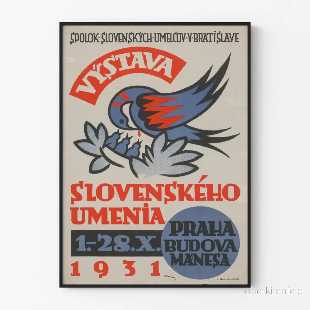 Slovakisk konstutställningsposter 1931
