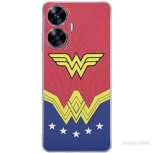 ERT GROUP mobiltelefonfodral för Realme C55 originalt och officiellt licensierat DC mönster Wonder Woman 008 optimalt anpassad till formen på mobiltelefonen, fodral tillverkad av TPU plast 5905511874711