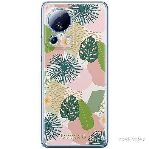 ERT GROUP mobiltelefonfodral för Xiaomi 13 LITE/CIVI 2 originalt och officiellt licensierat Babaco mönster Plants 012 optimalt anpassad till formen på mobiltelefonen, fodral tillverkad av TPU plast 5905511922696