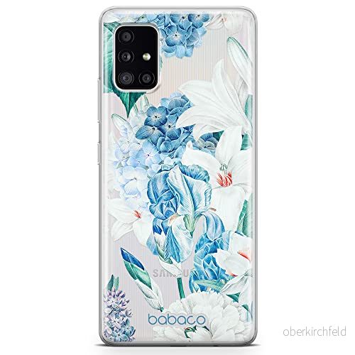 ERT GROUP mobiltelefonfodral för Samsung A51 originalt och officiellt licensierat Babaco mönster Flowers 026 optimalt anpassad till formen på mobiltelefonen, gedeeltelijk transparant 5905131261298