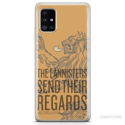 ERT GROUP mobiltelefonfodral för Samsung A51 5G originalt och officiellt licensierat Game od Thrones mönster of 014 anpassad till formen på mobiltelefonen, fodral tillverkad av TPU plast 5903932682632