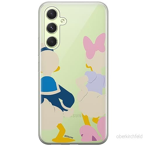ERT GROUP mobiltelefonfodral för Samsung A54 5G originalt och officiellt licensierat Disney mönster Donald & Daisy 001 optimalt anpassad till formen på mobiltelefonen, gedeeltelijk transparant 5905511814441