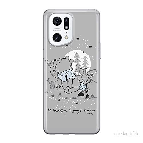 ERT GROUP mobiltelefonfodral för Oppo FIND X5 PRO originalt och officiellt licensierat Disney mönster Winnie the Pooh & Friends 008, fodral tillverkad av TPU plast 5905511402389