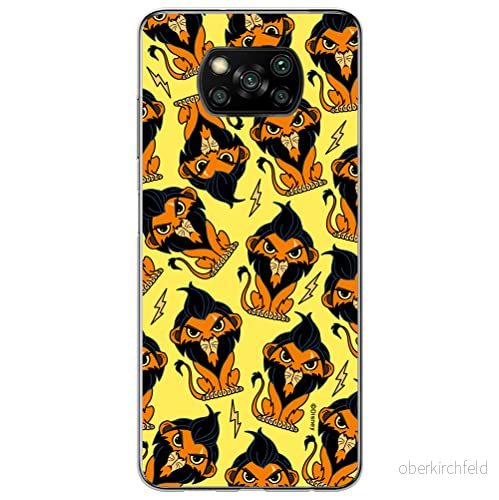 ERT GROUP mobiltelefonfodral för Xiaomi POCOPHONE X3 originalt och officiellt licensierat Disney mönster Scar 002 optimalt anpassad till formen på mobiltelefonen, fodral tillverkad av TPU plast 5905131445605