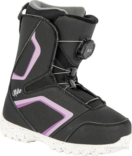 Nitro Unisex vuxen Droid BOA '22 snowboardbåt, BLK Purple vit, 220 7630221803475
