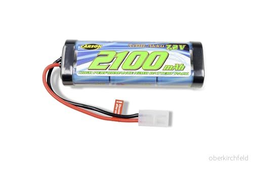 Carson 500608158 7,2 V/2 100 mAh NiMH Race batteri TAM, ys/m 4005299681585