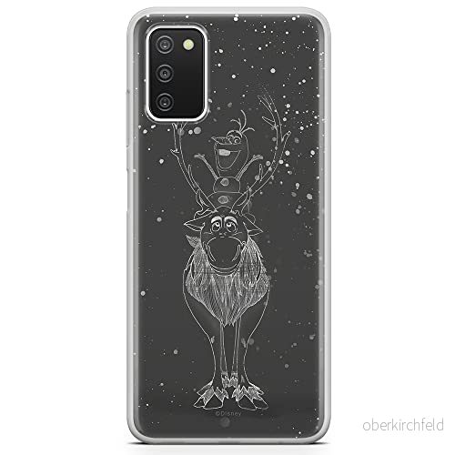 ERT GROUP mobiltelefonfodral för Samsung A03S originalt och officiellt licensierat Disney mönster Olaf and Sven 001 optimalt anpassad till formen på mobiltelefonen, fodral tillverkad av TPU plast 5904805000317