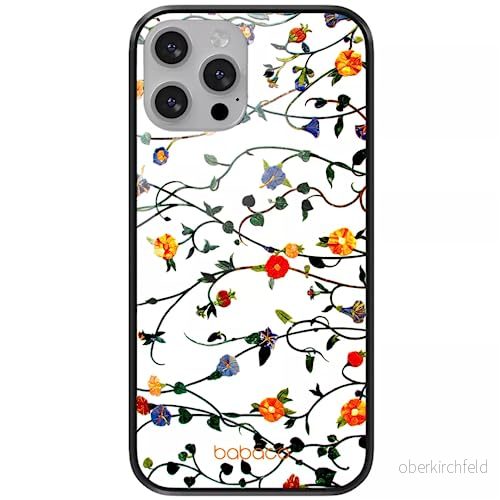 ERT GROUP mobiltelefonfodral för Apple Iphone 13 PRO originalt och officiellt licensierat Babaco mönster Flowers 008 tillverkad av härdat glas, skyddsfodral 5904805877995