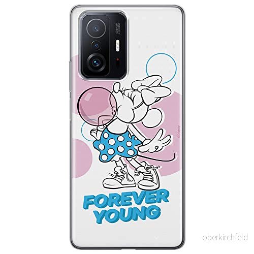 ERT GROUP mobiltelefonfodral för Xiaomi 11T 5G / PRO originalt och officiellt licensierat Disney mönster Minnie 055 anpassad till formen på mobiltelefonen, fodral tillverkad av TPU plast 5904805553714