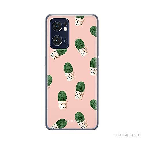 ERT GROUP mobiltelefonfodral för Oppo RENO 7 5G originalt och officiellt licensierat Babaco mönster Plants 001 optimalt anpassad till formen på mobiltelefonen, fodral tillverkad av TPU plast 5905511308513
