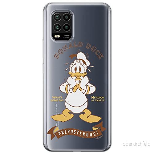 ERT GROUP mobiltelefonfodral för Xiaomi MI 10 LITE originalt och officiellt licensierat Disney mönster Donald 004 optimalt anpassad till formen på mobiltelefonen, gedeeltelijk transparant 5903537162829