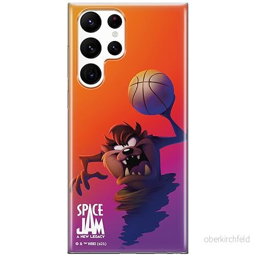 ERT GROUP mobiltelefonfodral för Samsung S22 ULTRA originalt och officiellt licensierat Looney Tunes mönster Space Jam 013 anpassad till formen på mobiltelefonen, fodral tillverkad av TPU plast 5905511043759