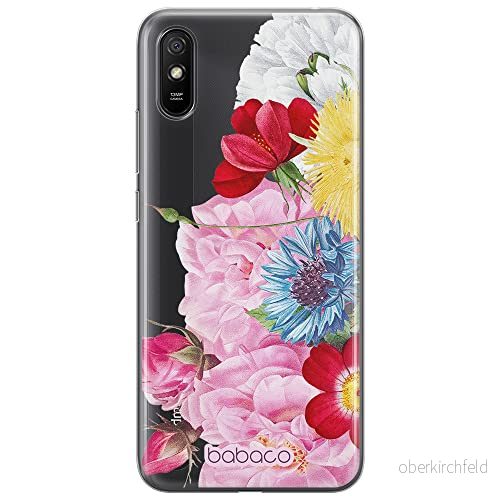 ERT GROUP mobiltelefonfodral för Xiaomi REDMI 9A originalt och officiellt licensierat Babaco mönster Flowers 056 optimalt anpassad till formen på mobiltelefonen, gedeeltelijk transparant 5905131360915