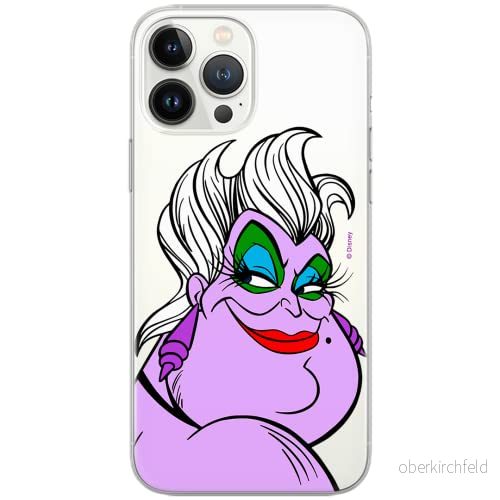 ERT GROUP mobiltelefonfodral för Samsung S10 PLUS originalt och officiellt licensierat Disney mönster Ursula 001 Vit optimalt anpassad till formen på mobiltelefonen, gedeeltelijk transparant 5903537588438