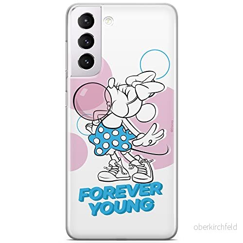 ERT GROUP mobiltelefonfodral för Samsung S21 originalt och officiellt licensierat Disney mönster Minnie 055 optimalt anpassad till formen på mobiltelefonen, fodral tillverkad av TPU plast 5903932294156