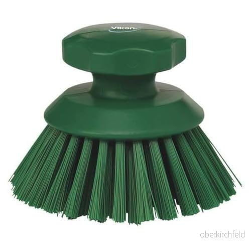 Vikan handhållen skrubbborste, polypropylen, polyester borst, 3885, gRÖN, 1 5705020388521