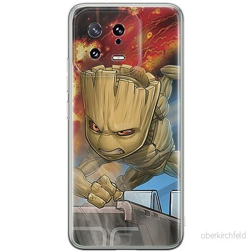 ERT GROUP mobiltelefonfodral för Xiaomi 13 originalt och officiellt licensierat Marvel mönster Groot 003 optimalt anpassad till formen på mobiltelefonen, fodral tillverkad av TPU plast 5905511912109