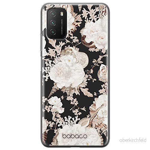 ERT GROUP mobiltelefonfodral för Xiaomi REDMI 9T/ POCO M3 originalt och officiellt licensierat Babaco mönster Flowers 044 anpassad till formen på mobiltelefonen, fodral tillverkad av TPU plast 5905131327635