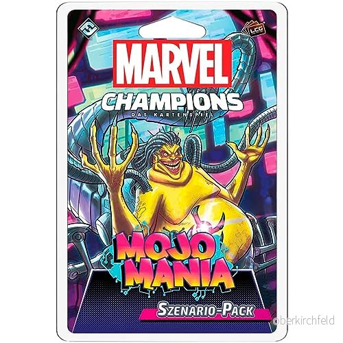 Fantasy Flight Games, Marvel Champions: LCG MojoMania, scenarioförlängning, expertspel, kortspel, 14 spelare, från 12 år, 60120 minuter, tyska 841333118945