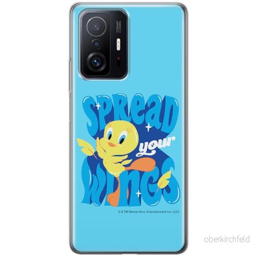 ERT GROUP mobiltelefonfodral för Xiaomi 11T 5G / PRO originalt och officiellt licensierat Looney Tunes mönster Tweety 014, fodral tillverkad av TPU plast 5905795096083