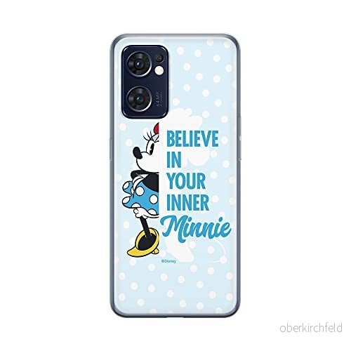 ERT GROUP mobiltelefonfodral för Oppo RENO 7 5G originalt och officiellt licensierat Disney mönster Minnie 047 optimalt anpassad till formen på mobiltelefonen, fodral tillverkad av TPU plast 5905511307509