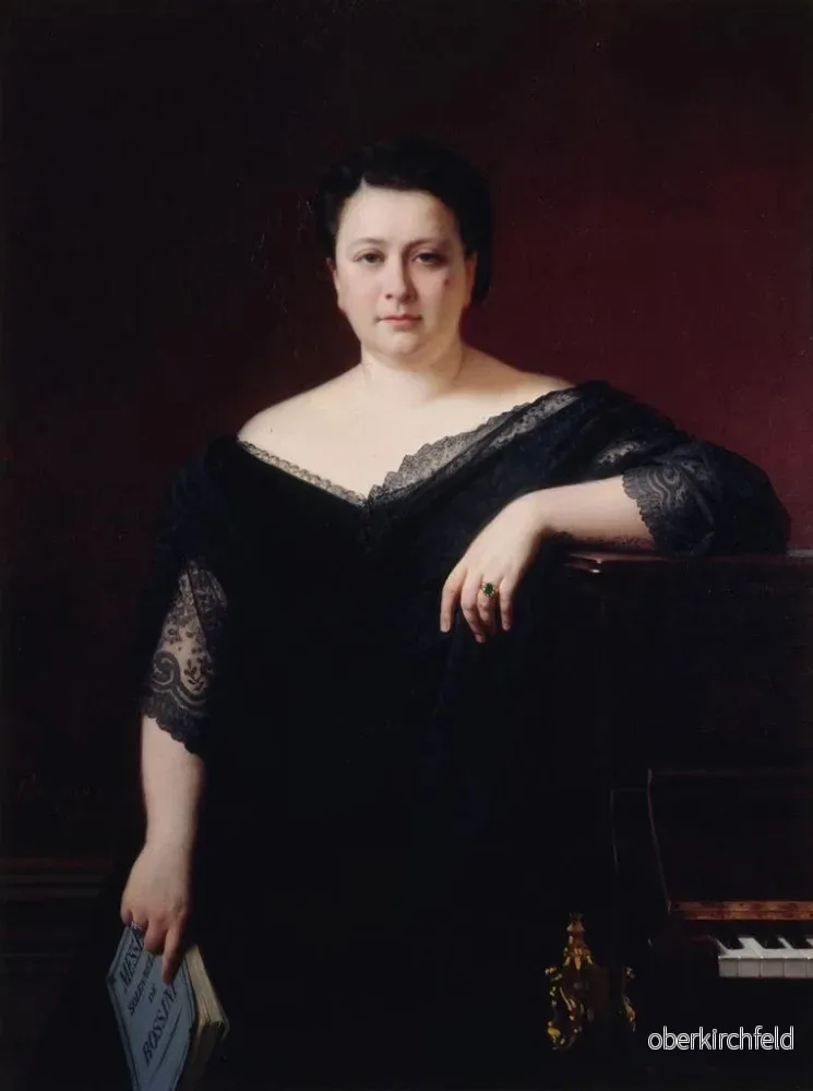 Målning Marietta Alboni Comtesse Pepoli 1826-1894 operasångerska - Alexis-Joseph Prignon - Bild 2