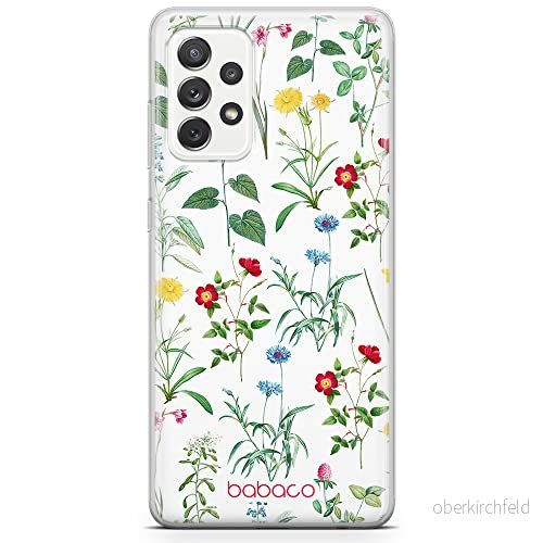 ERT GROUP mobiltelefonfodral för Samsung A53 5G originalt och officiellt licensierat Babaco mönster Flowers 042 optimalt anpassad till formen på mobiltelefonen, fodral tillverkad av TPU plast 5905131316219