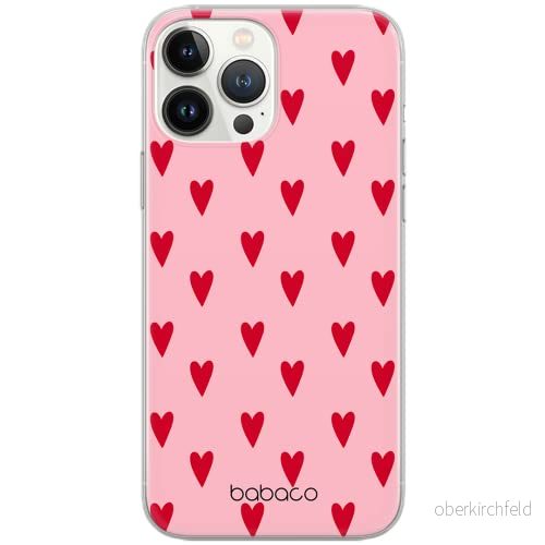 ERT GROUP mobiltelefonfodral för Apple Iphone 5/5S/SE originalt och officiellt licensierat Babaco mönster Hearts 004 Vit optimalt anpassad till formen på mobiltelefonen, fodral tillverkad av TPU plast 5904805015489