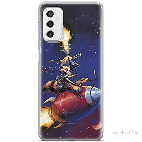 ERT GROUP mobiltelefonfodral för Samsung M52 5G originalt och officiellt licensierat Marvel mönster Rocket 007 optimalt anpassad till formen på mobiltelefonen, fodral tillverkad av TPU plast 5904805488252